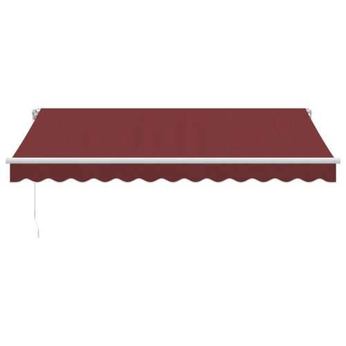 Tenda na ručno uvlačenje bordo 350 x 250 cm Cijena