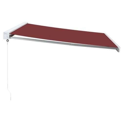 Tenda na ručno uvlačenje bordo 450 x 300 cm - boja burgundca i bijela 450 x 300 cm 1 Cijena