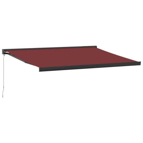 Tenda na ručno uvlačenje bordo 450 x 300 cm - Tamno crvena 450 x 300 cm 1 Cijena