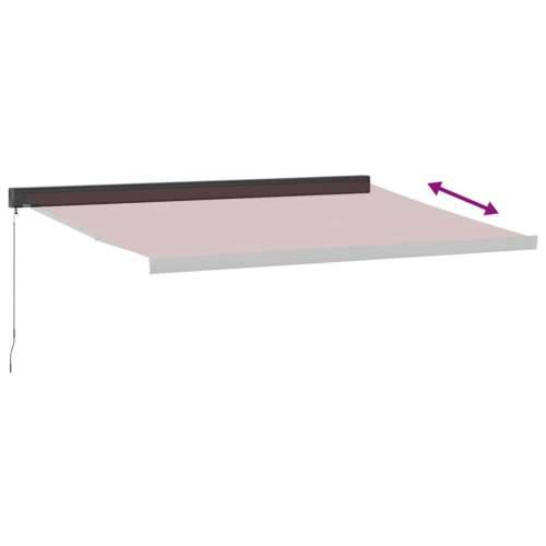 Tenda na ručno uvlačenje bordo 450 x 300 cm - Tamno crvena 450 x 300 cm 1 Cijena