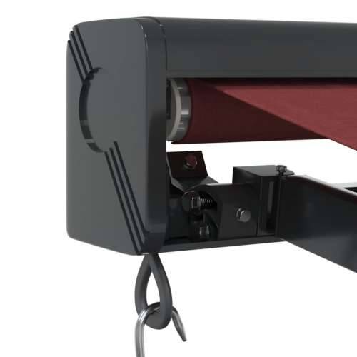Tenda na ručno uvlačenje bordo 450 x 300 cm - Tamno crvena 450 x 300 cm 1 Cijena