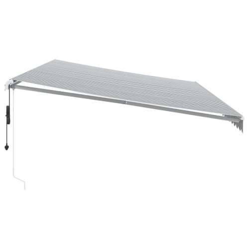 Tenda na automatsko uvlačenje antracit i bijela 600 x 350 cm - Antracit i bijela 600 x 350 cm 1 Cijena