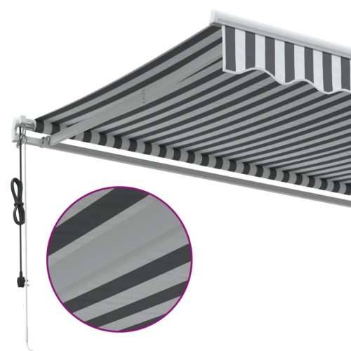 Tenda na automatsko uvlačenje antracit i bijela 600 x 350 cm - Antracit i bijela 600 x 350 cm 1 Cijena