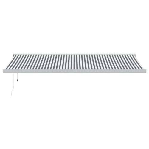 Tenda na uvlačenje antracit-bijela 5x3 m od tkanine i aluminija - bijela i antracit 500 x 300 cm 1 Cijena
