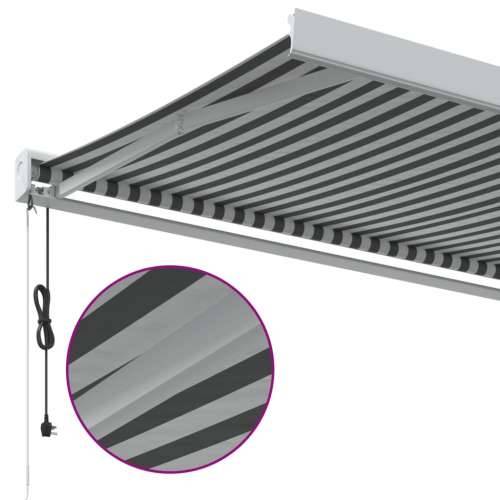 Tenda na uvlačenje antracit-bijela 5x3 m od tkanine i aluminija - bijela i antracit 500 x 300 cm 1 Cijena