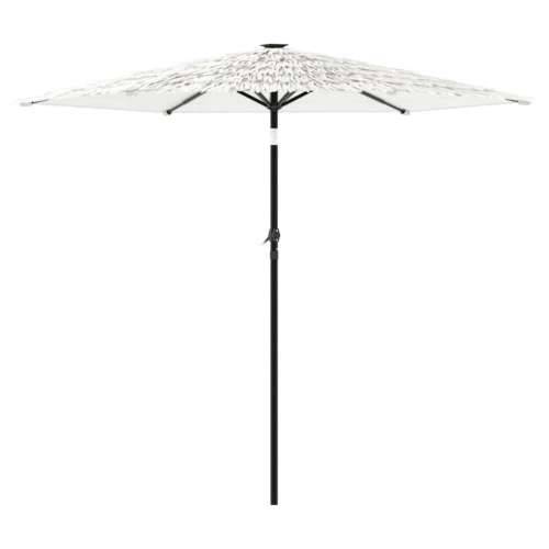 Vrtni suncobran s čeličnom šipkom bijeli 223x223x213 cm - Bijela 223 x 223 x 213 cm 1 Cijena