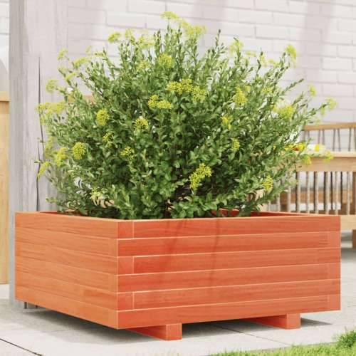 Vrtna sadilica voštano smeđe boje 60x60x26,5 cm od borovine Cijena