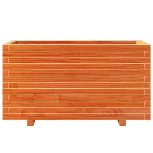 Vrtna sadilica voštano smeđe boje 90x40x49,5 cm od borovine Cijena