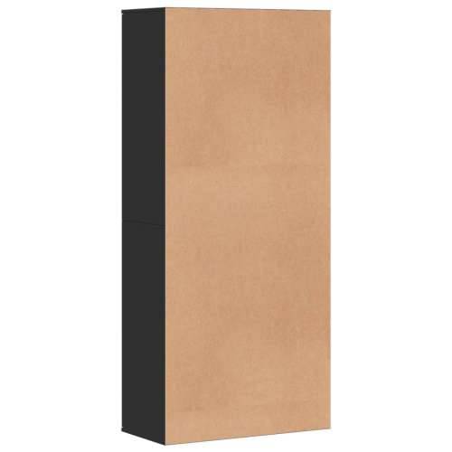Ormarić za cipele crni 80 x 39 x 178 cm konstruirano drvo - Crna 1 Cijena