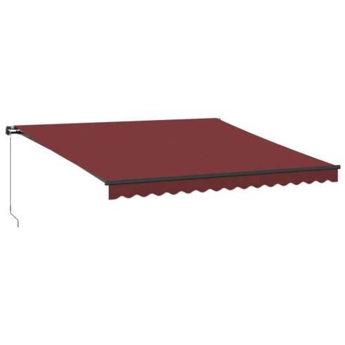 Tenda na ručno uvlačenje bordo 400 x 300 cm - Tamno crvena 400 x 300 cm 1 Cijena