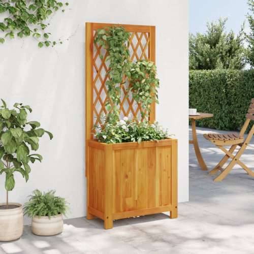 Sadilica s rešetkom 55x29,5x132 cm od drva bagrema - 55 x 29.5 x 132 cm 1 Cijena