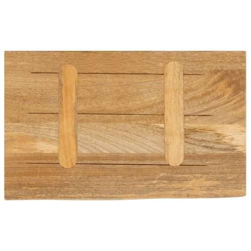 Stolna ploča sa živim rubom 60x30x2,5 cm od masivnog drva manga - Prirodna 60 x 30 x 2.5 cm 1 masivno drvo manga Cijena