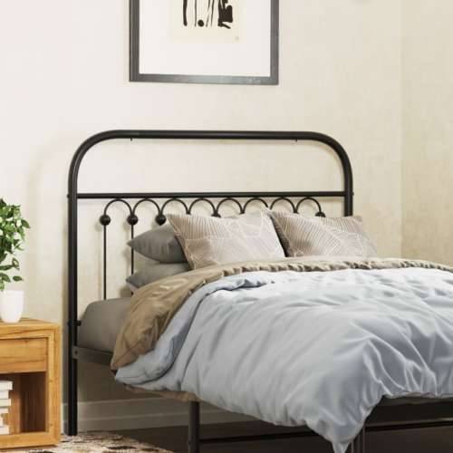 Metalno uzglavlje crno 100 cm - Crna 100 cm 1 Cijena