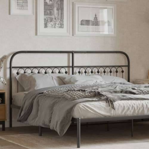 Metalno uzglavlje crno 180 cm - Crna 180 cm 1 Cijena
