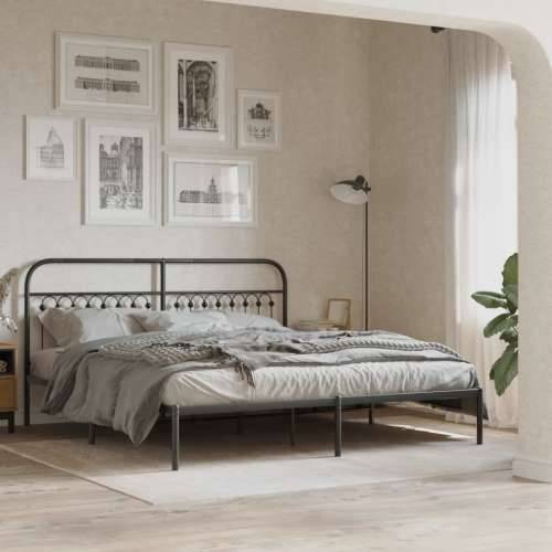Metalno uzglavlje crno 180 cm - Crna 180 cm 1 Cijena