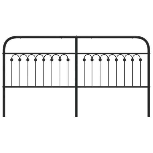 Metalno uzglavlje crno 180 cm - Crna 180 cm 1 Cijena