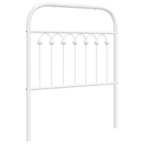 Metalno uzglavlje bijelo 80 cm - Bijela 80 cm 1 Cijena
