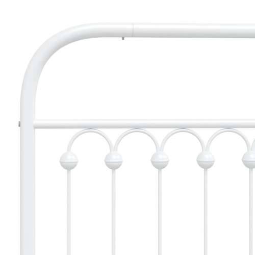 Metalno uzglavlje bijelo 80 cm - Bijela 80 cm 1 Cijena