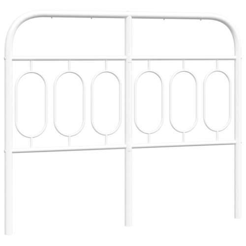 Metalno uzglavlje bijelo 120 cm - Bijela 120 cm 1 Cijena
