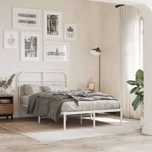 Metalno uzglavlje bijelo 120 cm - Bijela 120 cm 1 Cijena