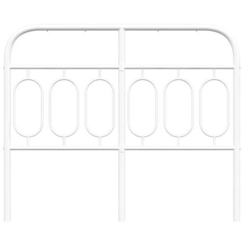 Metalno uzglavlje bijelo 120 cm - Bijela 120 cm 1 Cijena