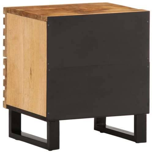 Noćni ormarići 2 kom 40x34x46 cm od masivnog grubog drva manga - 2 grubo drvo manga Cijena