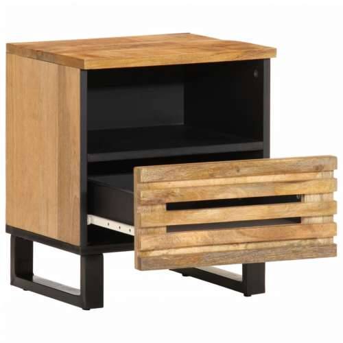 Noćni ormarići 2 kom 40x34x46 cm od masivnog grubog drva manga - 2 grubo drvo manga Cijena