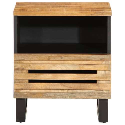 Noćni ormarići 2 kom 40x34x46 cm od masivnog grubog drva manga - 2 grubo drvo manga Cijena