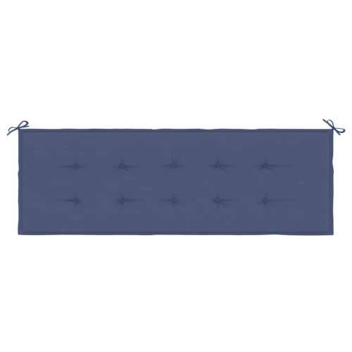 Jastuk za vrtnu klupu modri 150x50x4 cm od tkanine Oxford - Modra 150 x 50 x 3 cm 1 Cijena