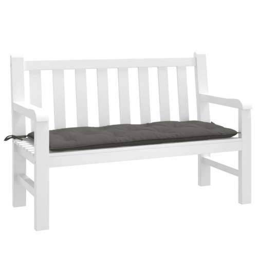 Jastuk za vrtnu klupu prošarano tamnosivi 120x50x7 cm tkanina - prošarana tamnosiva 120 x 50 x 7 cm 1 Cijena