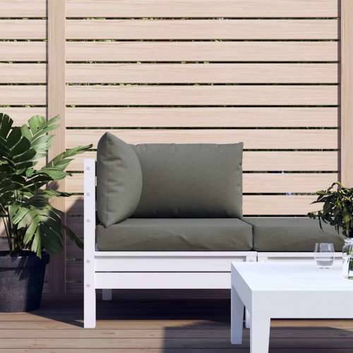 Jastuci za palete 3 kom prošarano tamnosiva od tkanine - Tamno siva 1 kutna sofa Cijena