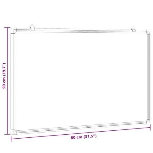 Magnetna ploča bijela 80 x 50 x 1,7 cm aluminijska - 80 x 50 x 1.7 cm Cijena