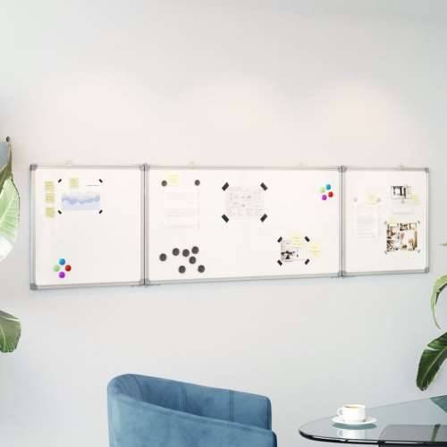 Magnetna bijela ploča sklopiva 200 x 40 x 1,7 cm aluminijska - 200 x 50 x 1.7 cm Cijena