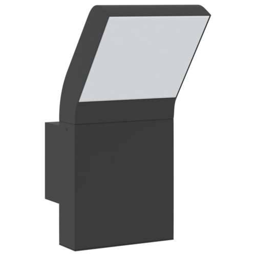 Vanjska LED zidna svjetiljka crna od lijevanog aluminija - Crna 1 Ne Cijena