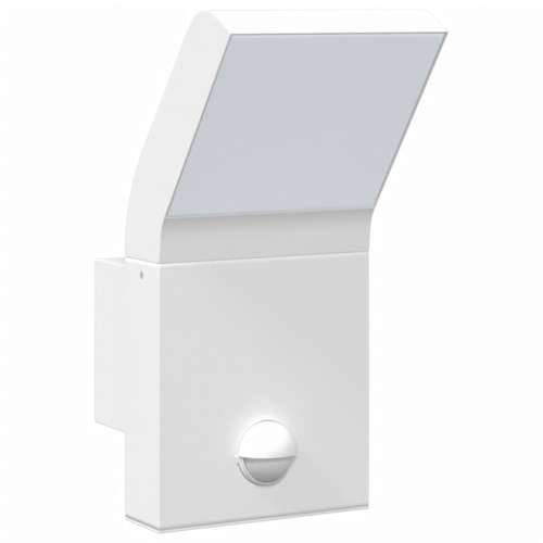 Vanjske LED zidne svjetiljke sa senzorima 2 kom bijele aluminij - Bijela 2 1 Da Cijena