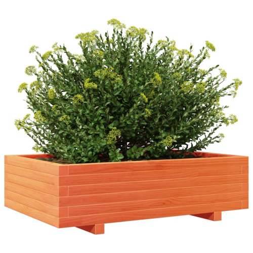 Vrtna sadilica voštano smeđa 90 x 60 x 26,5 cm masivna borovina - Voštano smeđa 90 x 60 x 26.5 cm 1 Cijena