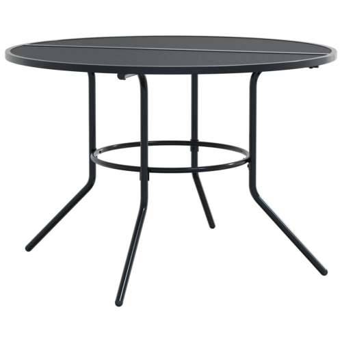 Set složivih vrtnih stolica 5 kom antracit čelik obložen prahom - 110 x 72.5 cm 4 Cijena