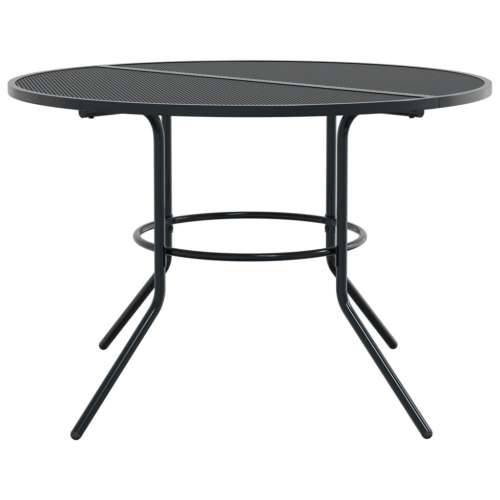 Set složivih vrtnih stolica 5 kom antracit čelik obložen prahom - 110 x 72.5 cm 4 Cijena