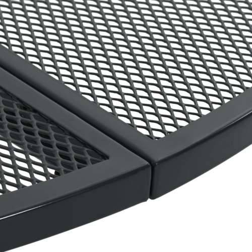 Set složivih vrtnih stolica 5 kom antracit čelik obložen prahom - 110 x 72.5 cm 4 Cijena