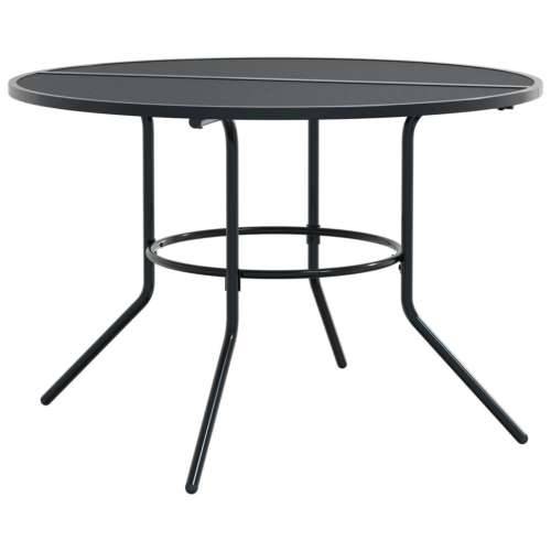 Set složivih vrtnih stolica 5 kom antracit čelik obložen prahom - 110 x 72.5 cm 4 Cijena