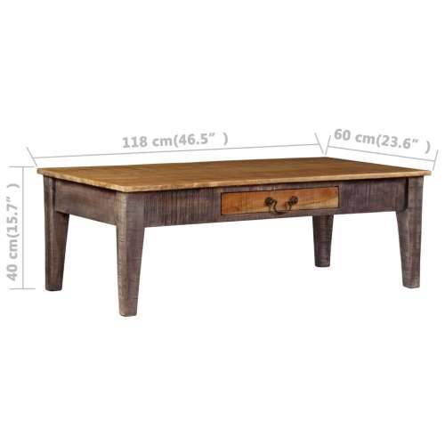Starinski stolić za kavu od masivnog drva 118 x 60 x 40 cm Cijena