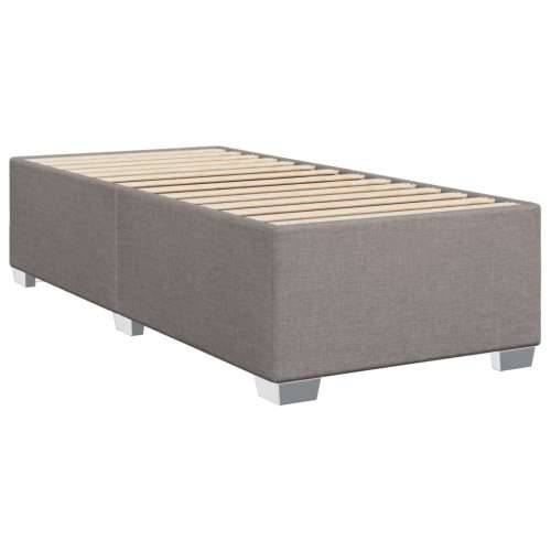 Krevet s oprugama i madracem smeđesivi 80x200 cm od tkanine - Sivo-smeđa 80 x 200 cm Blok s kvadratima Cijena