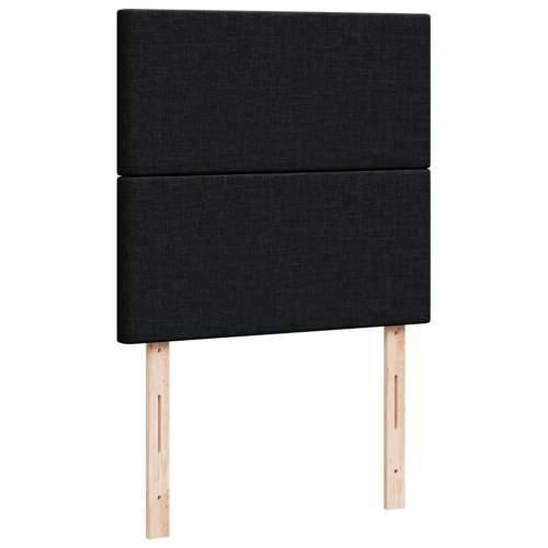 Box spring krevet s madracem crni 90x190 cm od tkanine - Crna 90 x 190 cm Gladak dizajn Cijena