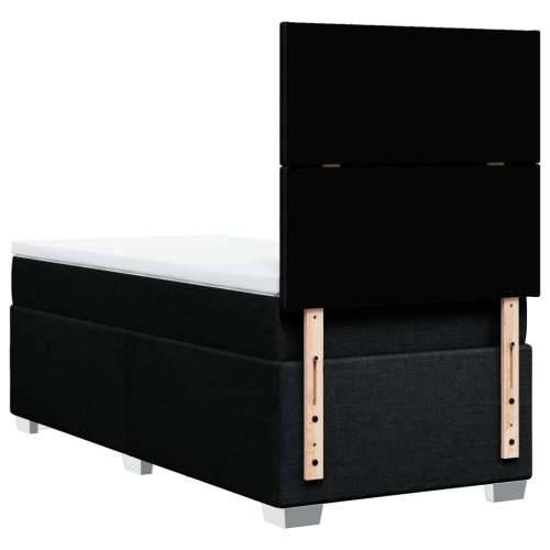 Box spring krevet s madracem crni 90x190 cm od tkanine - Crna 90 x 190 cm Gladak dizajn Cijena
