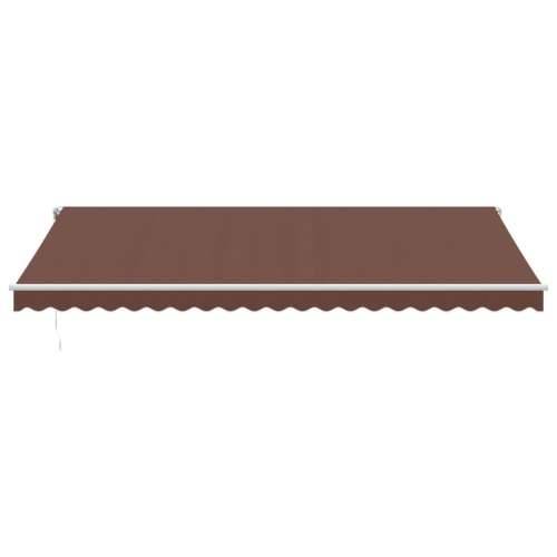 Tenda na automatsko uvlačenje smeđa 500 x 300 cm - Smeđa i bijela 500 x 300 cm 1 Cijena