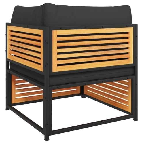6-dijelna set vrtnih sofa s jastucima masivno bagremovo drvo - Antracit 4x kutna + srednja + stol 1 Cijena