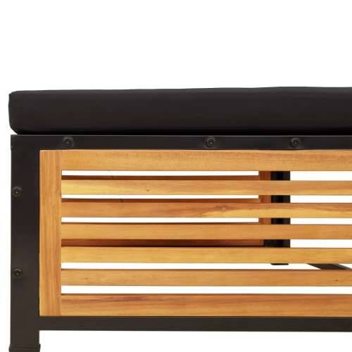 8-dijelna set vrtnih sofa s jastucima masivno bagremovo drvo Antracit 3x kutna + 3x srednja + tabure + stol 1 Cijena
