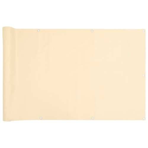 Balkonski zaslon za privatnost krem 700 x 120 cm PVC - Krema 700 x 120 cm 1 Cijena