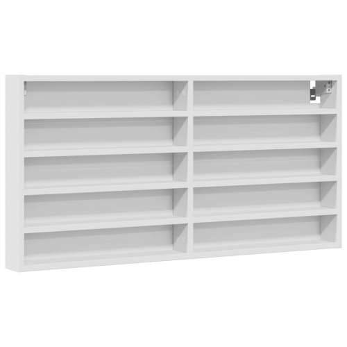 Vitrina bijela 100x8,5x50 cm konstruirano drvo - Bijela 100 x 8.5 x 50 cm 1 Cijena