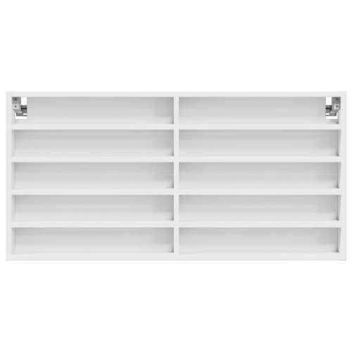 Vitrina bijela 100x8,5x50 cm konstruirano drvo - Bijela 100 x 8.5 x 50 cm 1 Cijena